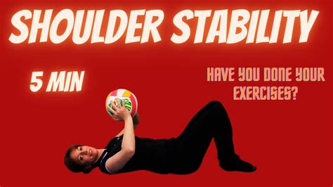 Shoulder Stability Proprioception Exercises Youtube