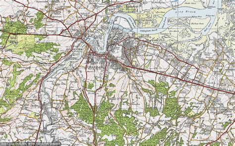 Historic Ordnance Survey Map Of Luton 1921 Francis Frith