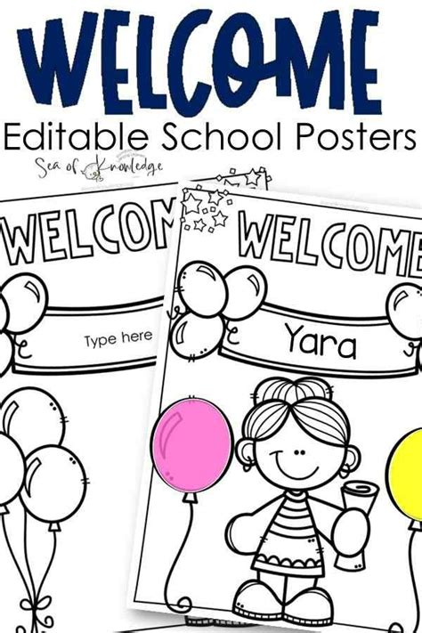 Back To School Poster Ideas Create A Welcoming Classroom Environment