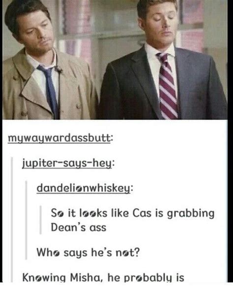 Squish Squish In Supernatural Actors Destiel Humans Series