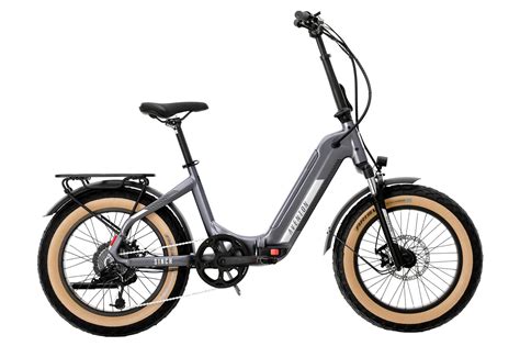 Aventon Sinch 2 Step Through Foldable Ebike Quick Silver White Pine