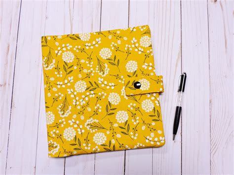 Mustard Floral Planner Cover for Happy Planner Monogram, Mustard TUL ...
