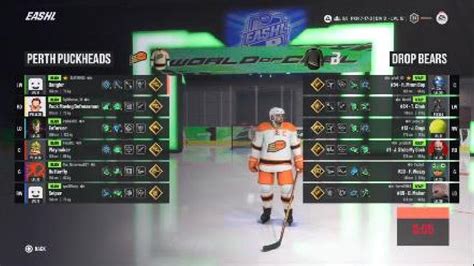 Nhl23 NHL 23 EASHL 6v6 Puckheads VS Drop Bears Full Teams YouTube