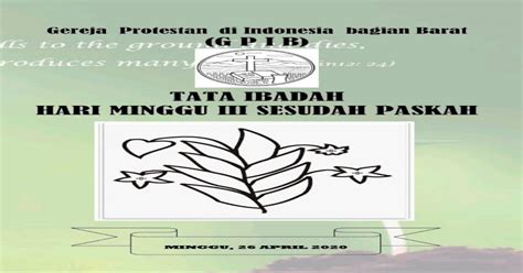 TATAIBADAH DARI MINGGIJ III SESIJDAH PASUH TATA IBADAH MINGGU Ill