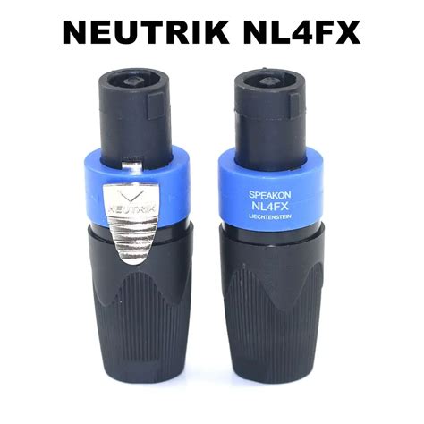 Pcs New Neutrik Nl Fx Speakon Pole Connector Male Audio Speaker