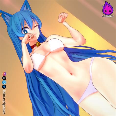 Rule 34 Aleksey Gutierrez Blue Hair Cat Ears Igneuzz Nekomimi Pov Pov