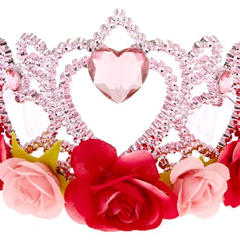 Kids Pink Floral Tiara | Claire's US