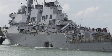 Bodies Of All 10 Sailors Found After Uss Mccain Collision Off Singapore