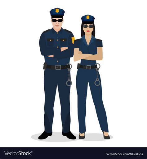 Police Officers Image Royalty Free Vector Image