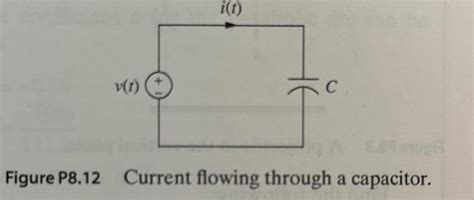 Solved 14 The Current Flowing Through The Capacitor Sh