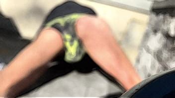 Blurry Sketchy Stretching And Strip Outside In Underwear In The Mild Winter XVIDEOS