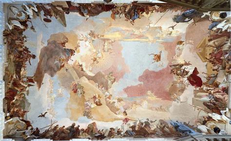 Ceiling Fresco At Würzburg Residence 1752 1753 Giovanni Battista