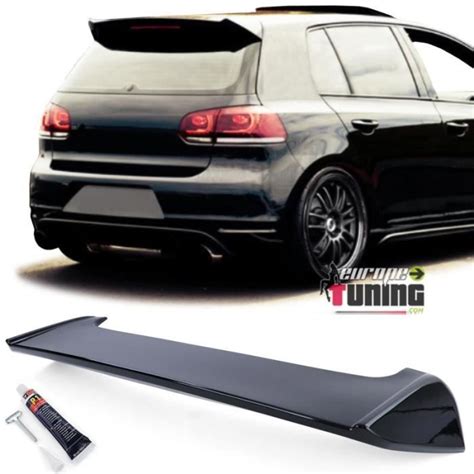 Becquet Spoiler De Toit Sport Noir Brillant Vw Golf Gti