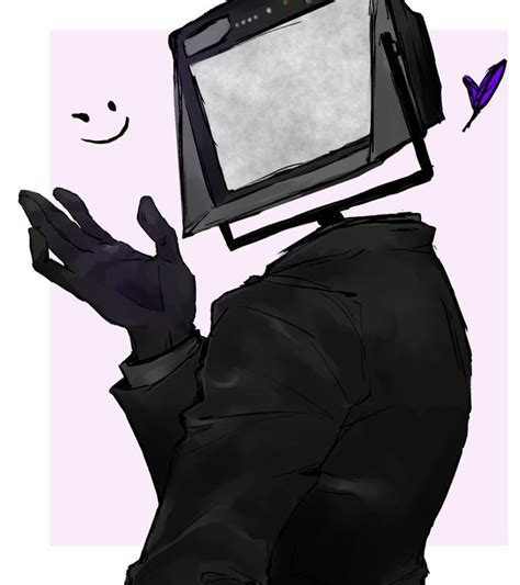 large tvman big tv character design inspiration anime chibi