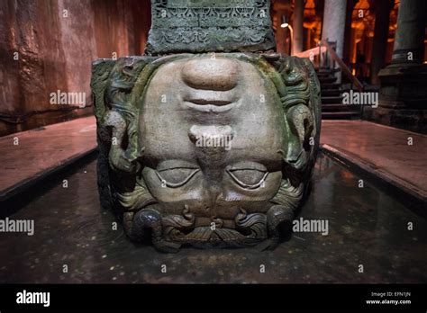 Basilica cistern istanbul medusa hi-res stock photography and images - Alamy