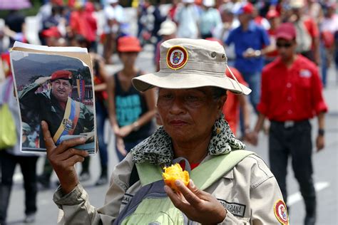 EN FOTOS La gran marcha chavista en Venezuela por el Día del