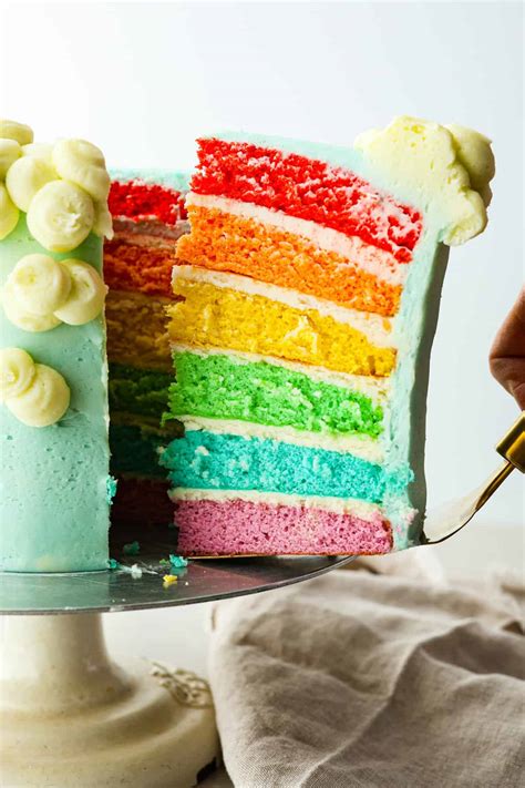 Layered Rainbow Cake | The Recipe Critic