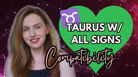 Taurus Relationships W ALL 12 SIGNS Love Compatibility Synastry