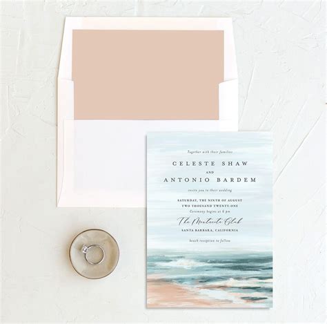 21 Beach Wedding Invitations You Can Shop Online