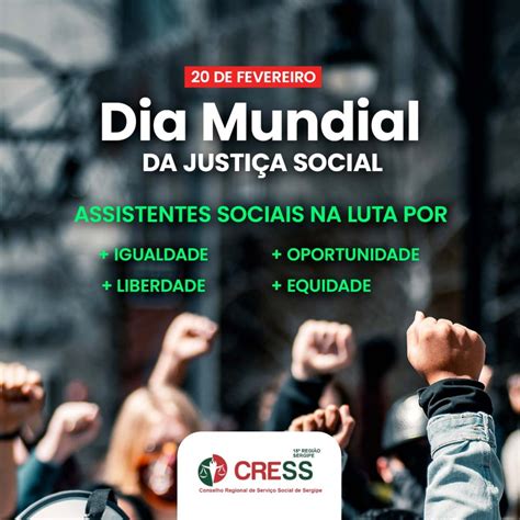 Dia Mundial Da Justiça Social Cress Se Reforça Defesa Da Justiça Social Cress Se