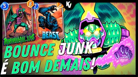 Junk Bounce é incrivelmente forte Esse deck vai dar muito outplay no