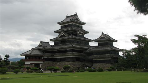 Matsumoto Castle Crow Castle Overshadowed By Clouds One Of Japan S