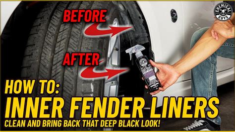 How To Restore Dull Faded Fender Liners To Their Deep Black Glory Chemical Guys Youtube