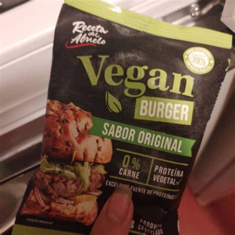 Receta Del Abuelo Vegan Burger Sabor Original Review Abillion