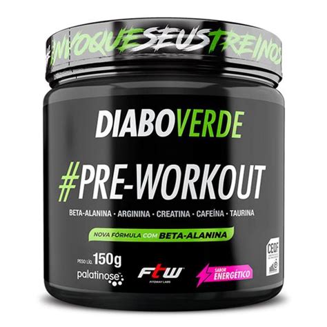 Diabo Verde Pr Workout Ftw G Ftw Suplementos Pr Treino