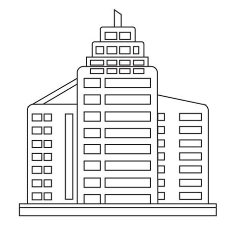 Icono De Edificio De Oficinas 644903 Vector En Vecteezy