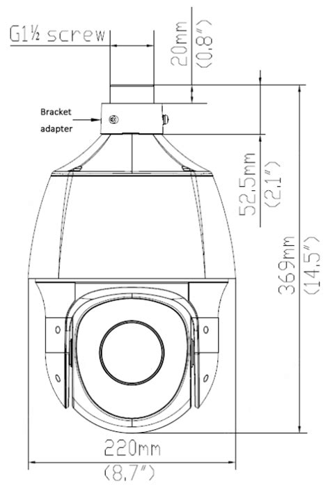 Obrotowa Kamera PTZ Uniview IPC6322SR X22P D 2 Mpx Csb Net Pl