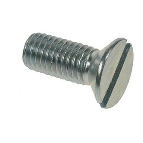 Csk Slotted Machine Screws Zinc Plated