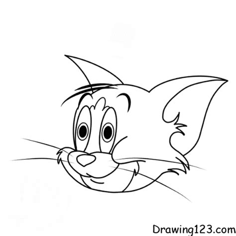 Tom From Tom And Jerry Drawing