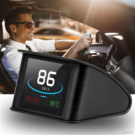 Obd2 Smart Digital Meter Hud P10 Head Up Display For Car Speedometer