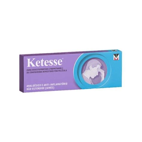 Ketesse 25 mg x 20 comp rev Farmácia Arade