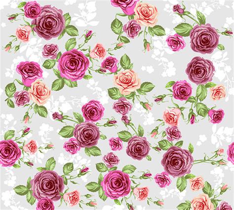 Free Vector Rose Patterns In Psd Vector Eps