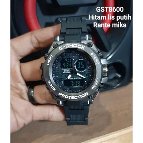 Jual Signature Jam Tangan G Shock Gst Rante Mika Dan Tali Karet