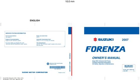 Suzuki Forenza ProCarManuals