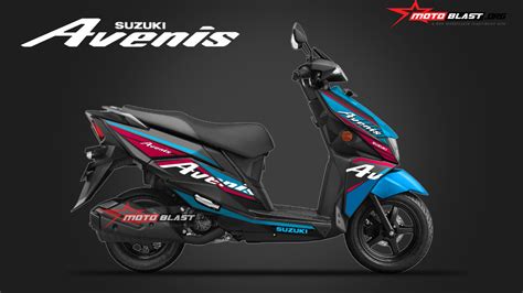 Modifikasi Striping Suzuki Avenis Colorfull Motoblast