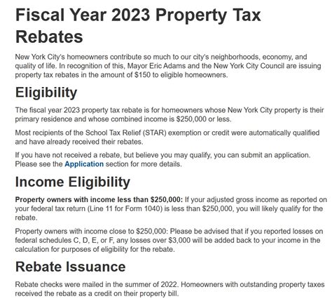 2023 Property Tax Rebate Form How To Apply And Eligibility Criteria Tax