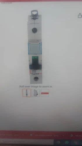 A Single Pole Legrand Polycarbonate Dx Ampere Pole C Curve Mcb