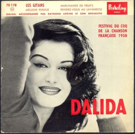 DALIDA 45T EP N 12 BARCLAY 70 178 LES GITANS POCHETTE RARE Et NEUVE