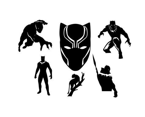 Black Panther Svg Vector Art For Cutting Machines