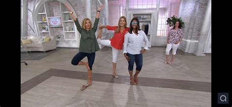 QVC Jennifer Coffey in tree pose : r/celebrityyoga