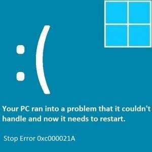 How To Fix STOP Error 0xc000021A In Windows 8 1 Windows Wally Tech