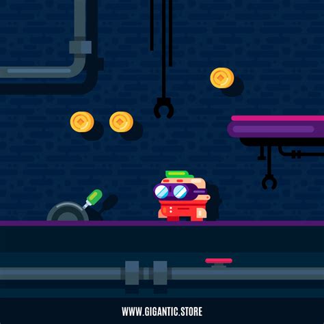 Flat 2d Game Design Illustration On Behance