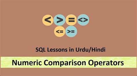 Numeric Comparison Operators In SQL SQL In Urdu Hindi YouTube