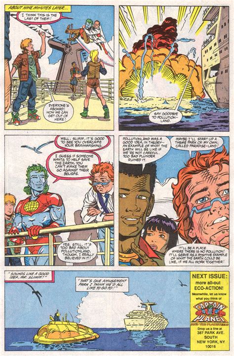 Read Online Captain Planet And The Planeteers Comic Issue