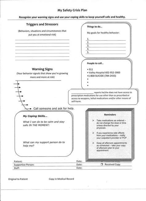 Relapse Prevention Worksheets