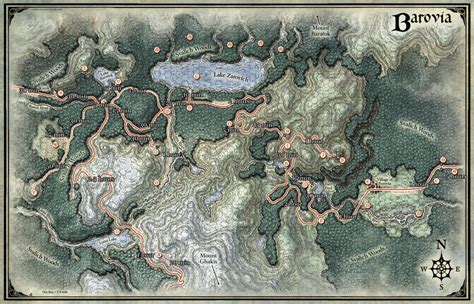 I Added Travelling Times To The Barovia Map As A Quick Reference Guide